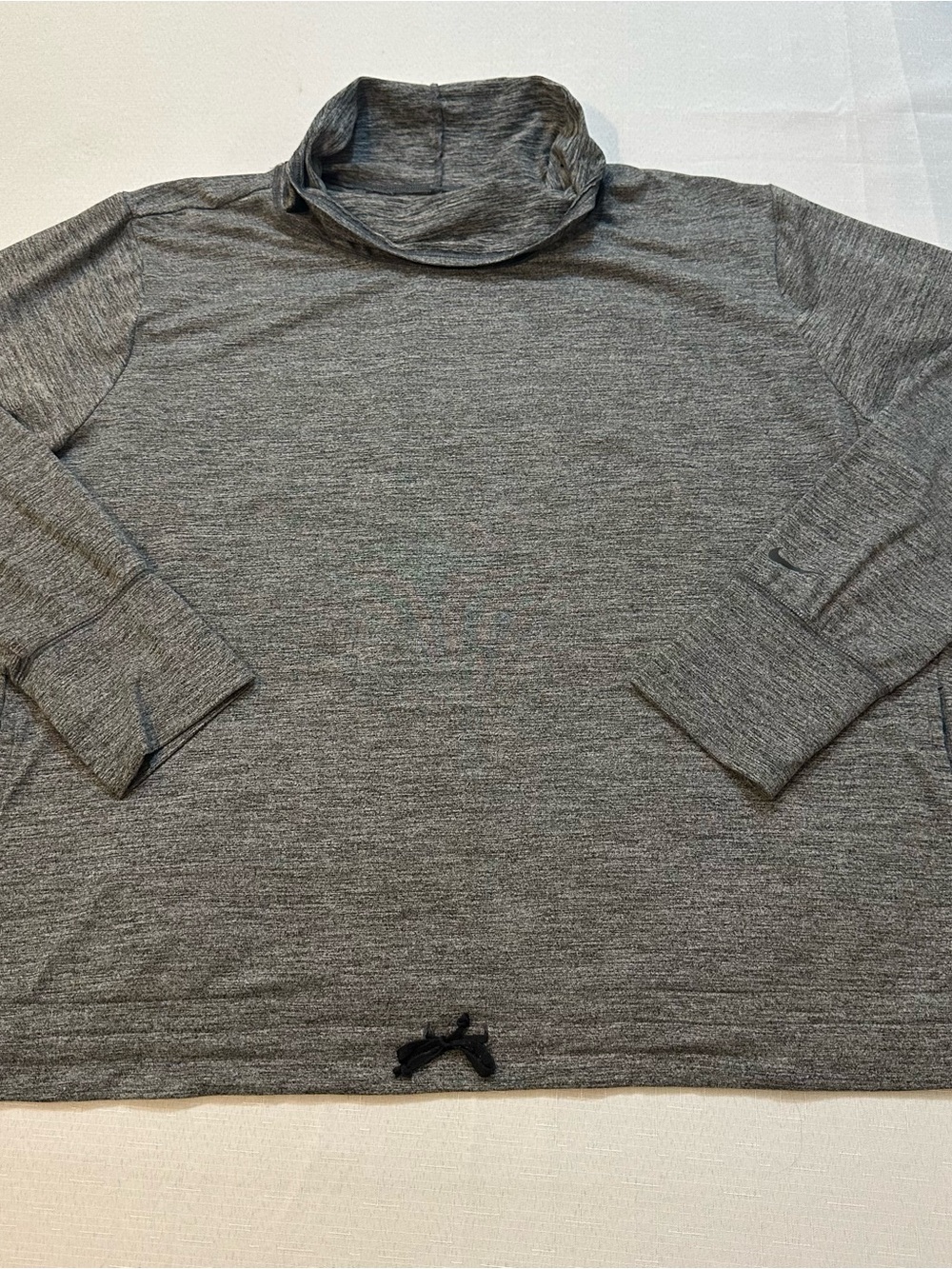 Nike Dri-FIT Gray Cowl Neck Pullover Sweatshirt 2X Pockets